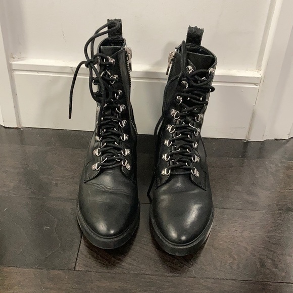 dolce vita black combat boots
